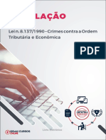 Lei N. 8.137 - 1990 - Crimes Contra A Ordem Tributária e Econômica