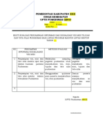 Evaluasi Sosialisasi Visi Misi