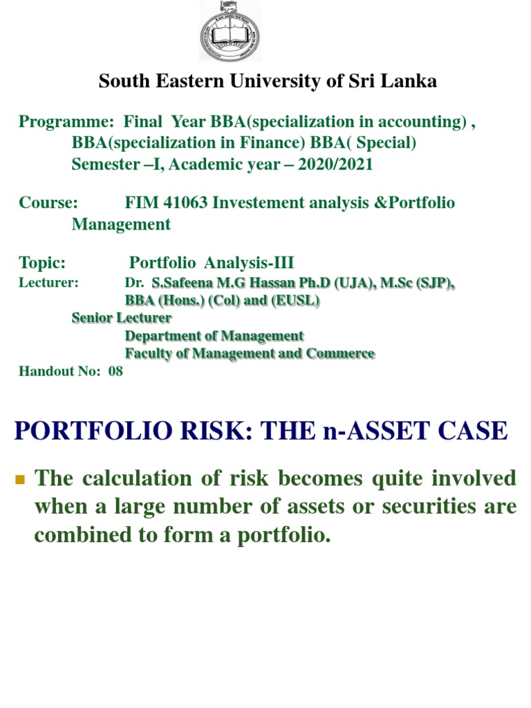 ALTERNATIVE INVESTMENT ANALYSIS PROJECT PDF visual data 5