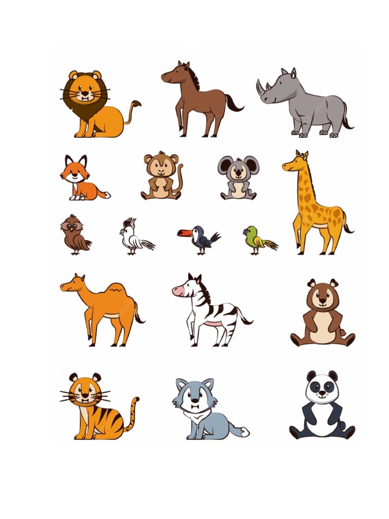 Recortes Animales. | PDF
