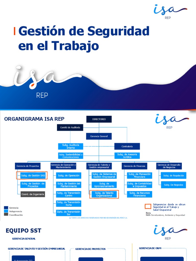Gestión de Seguridad en ISA REP | PDF