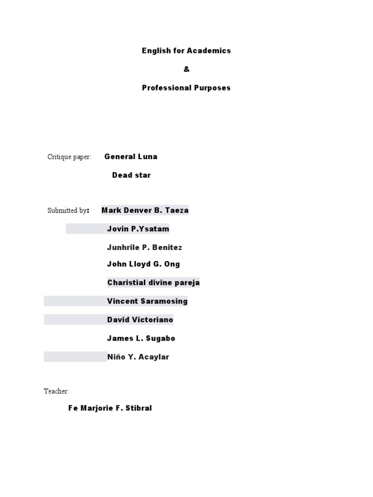 English For Academics | PDF