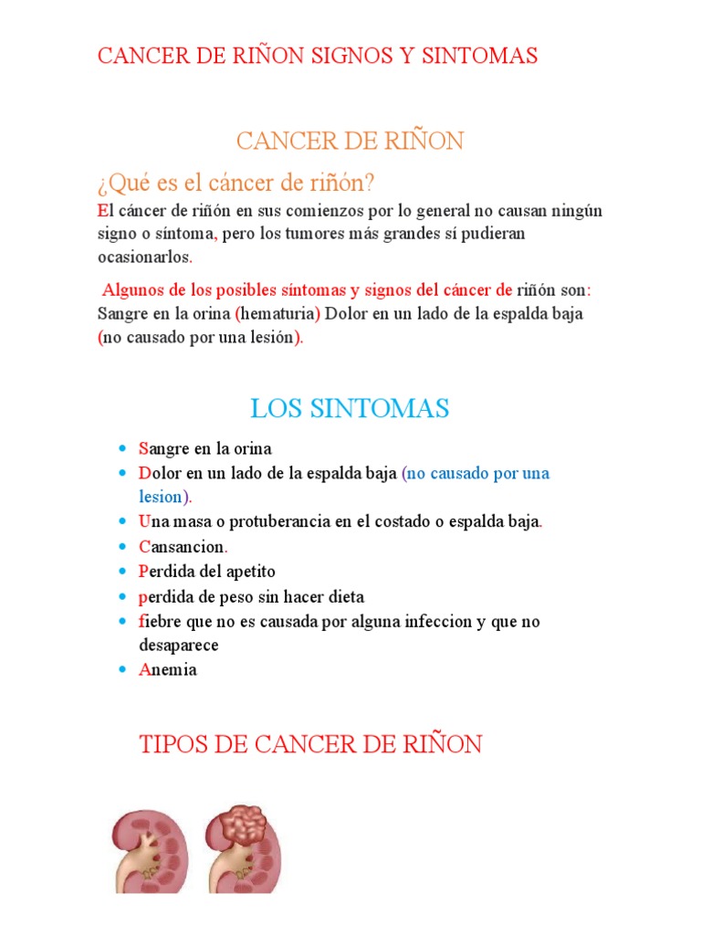 Cancer de Riñon | PDF | Ciencia y matemática