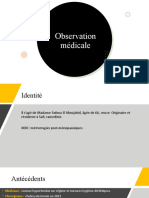Observation Médicale - Gyn