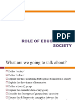 2 Role of Education in Society