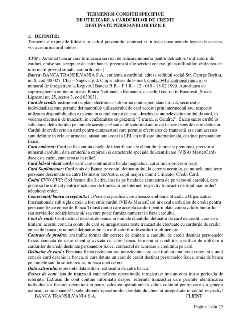 Contract MasterCard Forte-Feb11 | PDF