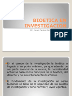 Bioetica en Investigacion