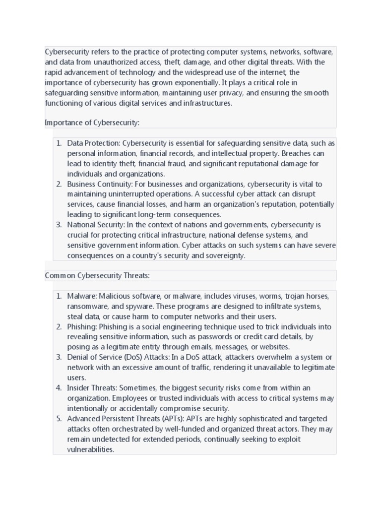 Cyber Security Download Free Pdf Security Computer Security