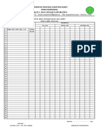 Format Daftar Daftar Hadir