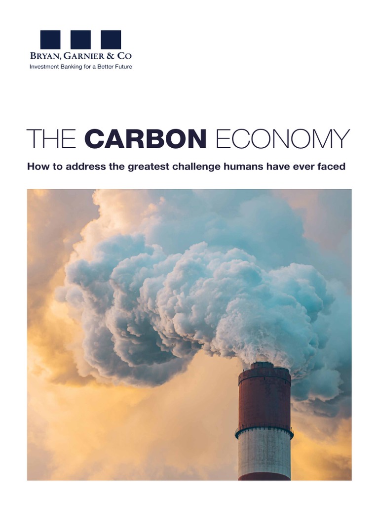 The Carbon Economy Pdf Climate Change Greenhouse Gas
