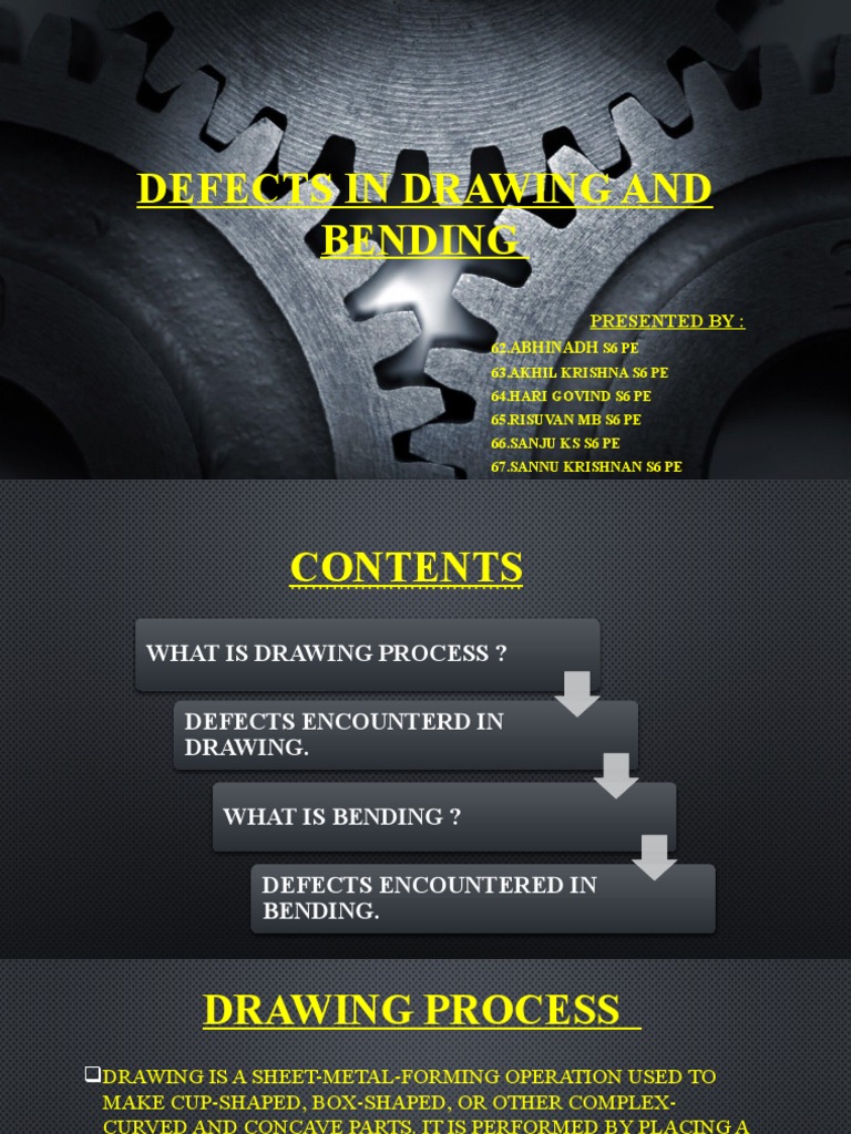 Drawing and Bending Defects Overview | PDF | Fracture | Bending