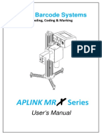 United Barcode System APLINK MRX Series Users Manual Rev 1.2