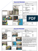 Hojas de Proceso de Preformado