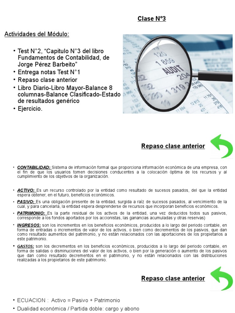 Presentacion Clase 3 Iniciacion Contabilidad Pdf Contabilidad Bancos