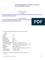 Marketing Management 5th Edition Iacobucci Test Bank