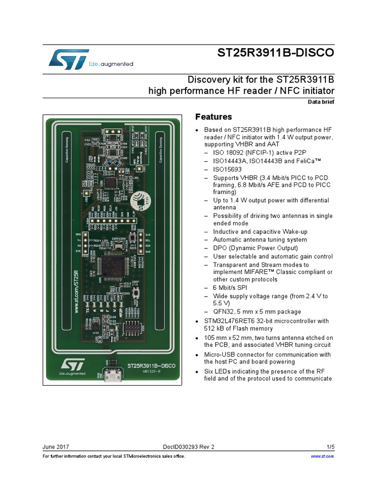 St25r3911b Disco | PDF