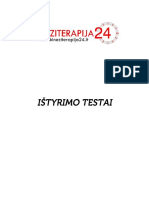 Traumatologijos Istyrimo Testai Iusctm