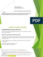 Agriculture Income