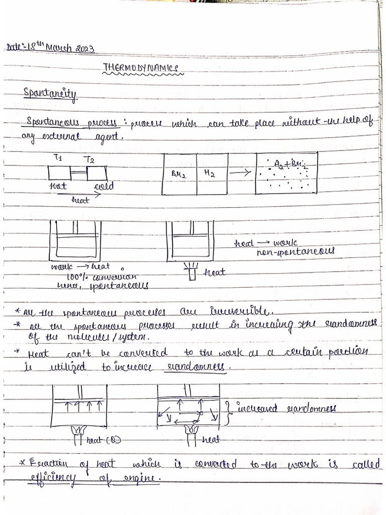 Thermodynamics notes pdf