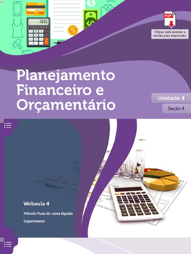 Planejamento Financeiro Orcamentario U4 s4 | PDF