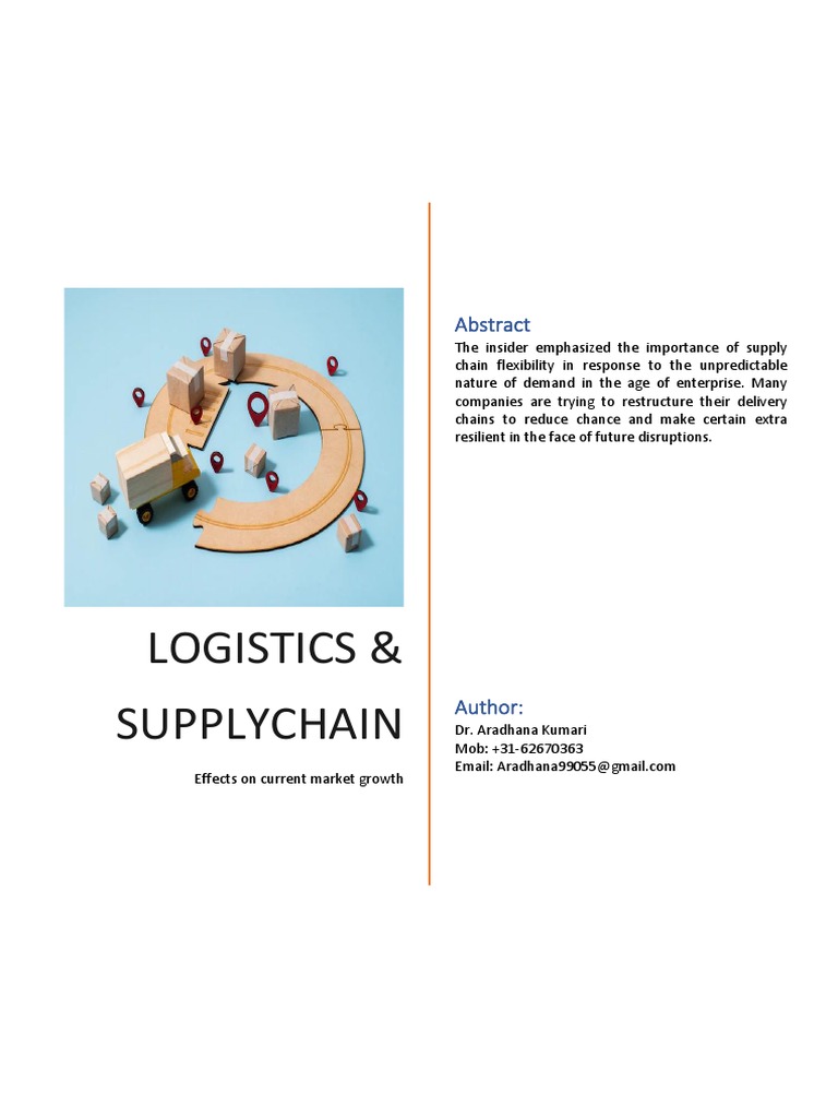 2023 Logistics and Supply Chain Effects On Current Market Growth | PDF ...