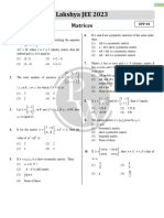 Matrices - DPP 04 (Of Lec 05)