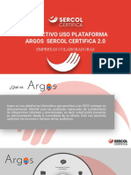 ISC-01 Instructivo de Uso de La Palataforma Argos para Clientes Sercol Certifica 2.0 - v.01