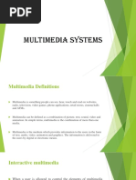 Multimedia Systems-L1