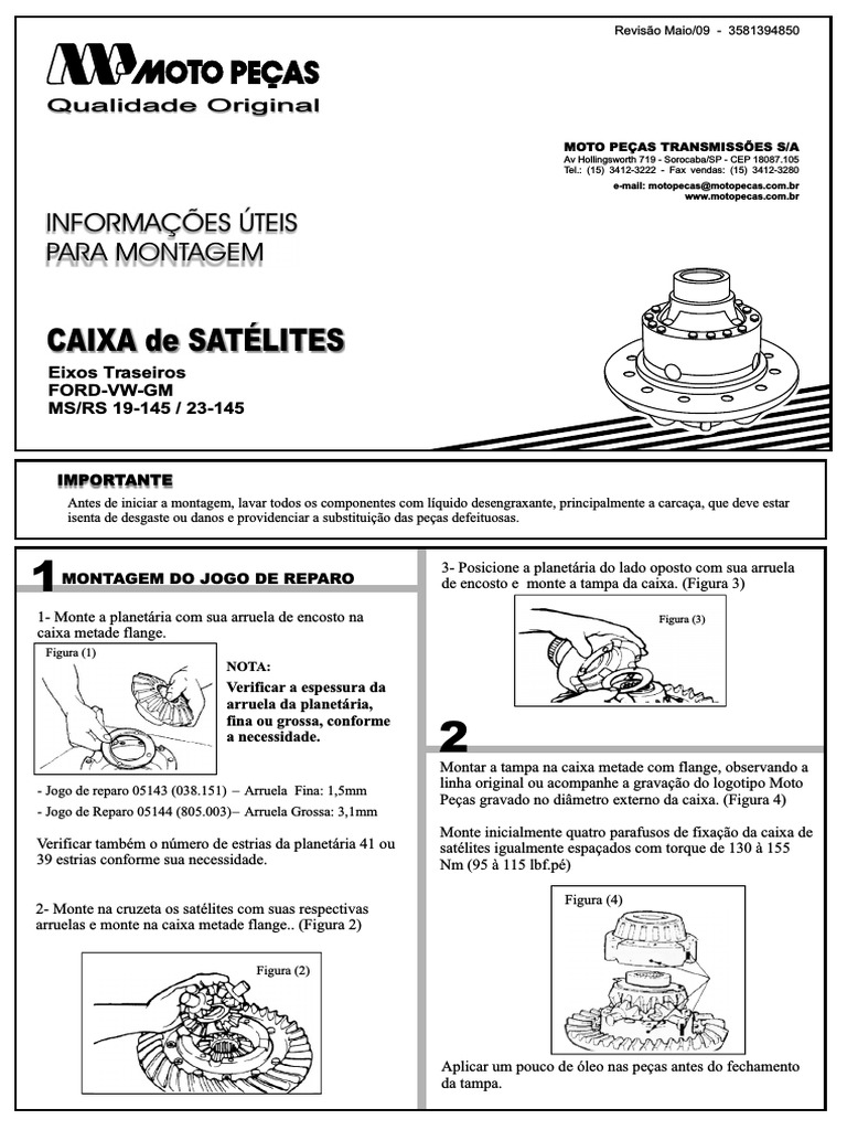Montagem da Caixa de Satélites | PDF | Tecnologia e Engenharia