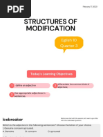 Structures of Modification