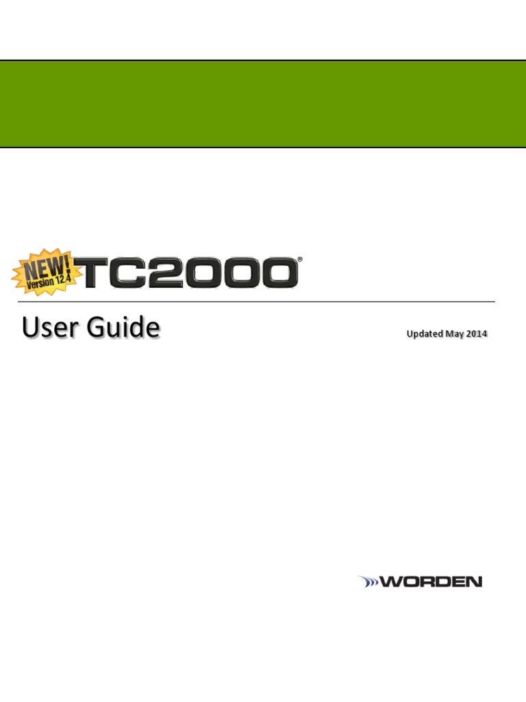 TC2000 v12 User Guide | PDF | Window (Computing) | Keyboard Shortcut