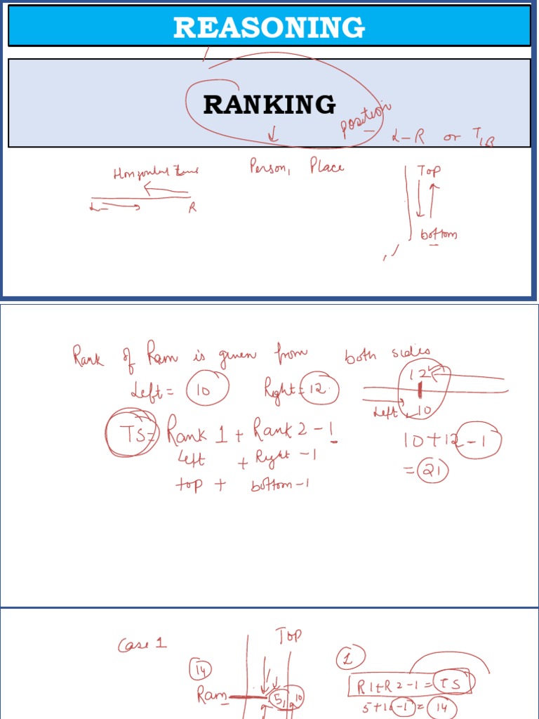 Student Ranking Problems Explained | PDF