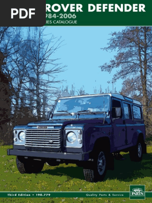 アクセサリー Parts Catalogue Defender 110 1995 Land Rover Defender Parts Catalogue 90/110/130, 1987-2006