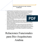 Planificacion de La Construcción Bio-Arquitectura Andina