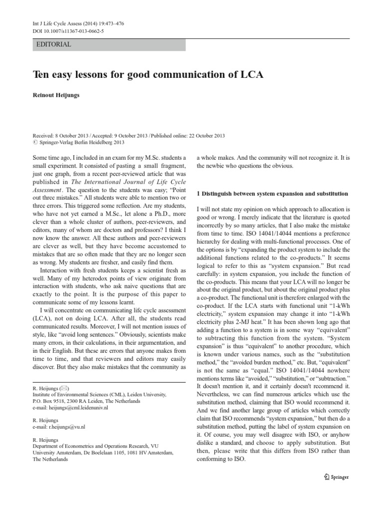 ten-easy-lessons-for-good-communication-of-lca-editorial-pdf-life