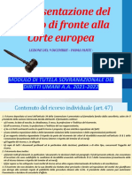 La Procedura Di Fronte Alla Corte - Lezione Del 9 Dicembre