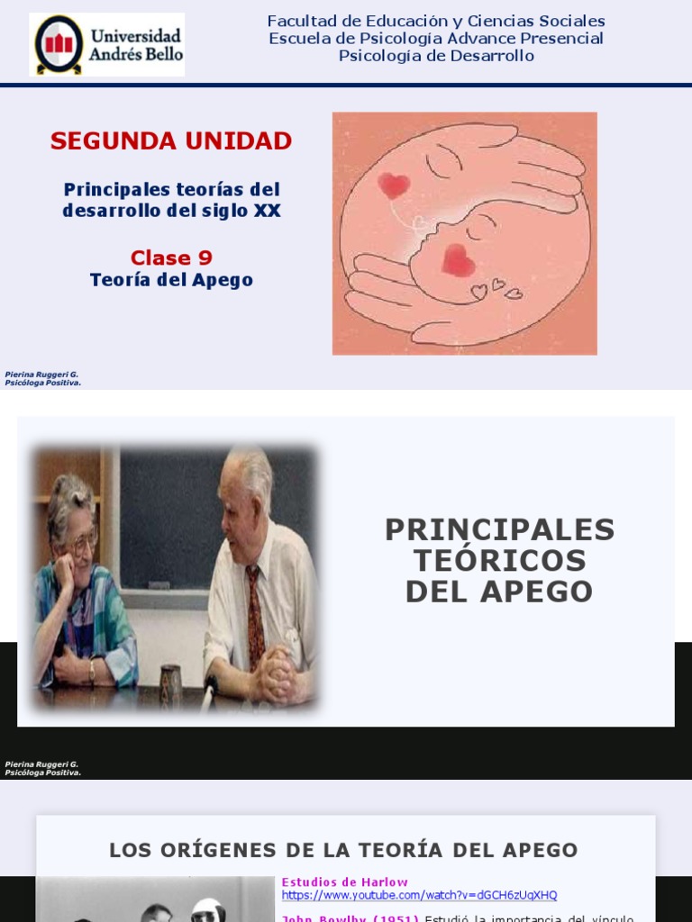 Teoría Del Apego | PDF | Teoría de apego | Las emociones