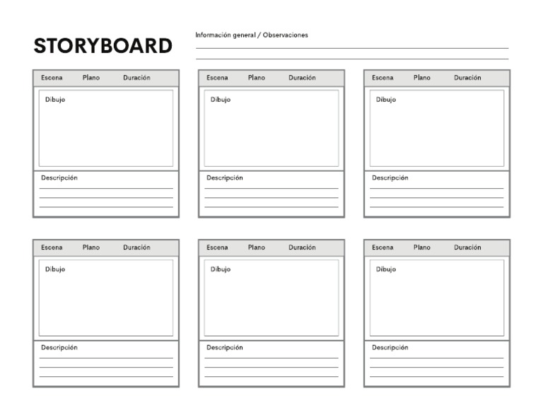 Formato Storyboard | PDF