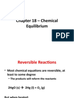 Chapter 18 - Chemical Equilibrium