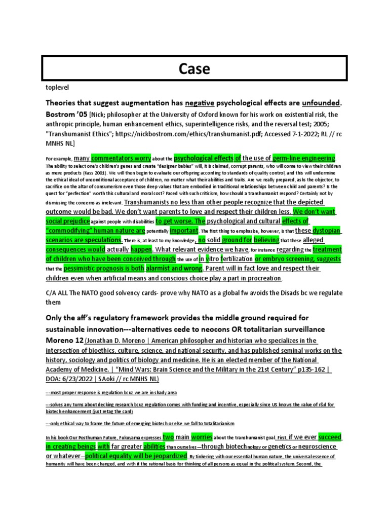 Psychological Effects PDF