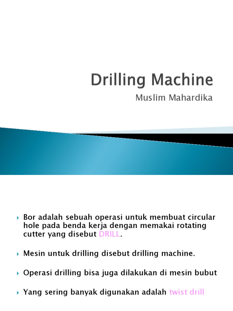 5 Drilling Machine | PDF