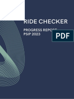 Psip Progress Report RideChecker