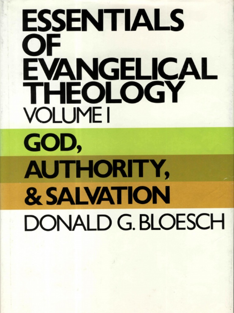Essentials of Evangelical Theology Vol 1 PDF Protestantism Calvinism