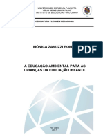 Mônica Zanuzzi Romão: Instituto de Biociências - Rio Claro