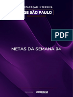 PREPARAcaO INTENSIVA PGE SP METAS DA SEMANA 04