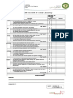 7s Audit Checklist of Central Laboratory