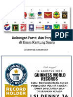 LSI Denny JA-Dukungan Partai Dan Pergeseran Di 6 Kantung Suara PDF