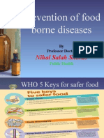 Prevention of Food Borne Diseases