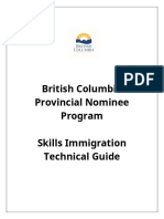 BC PNP Skills Immigration Technical Guide