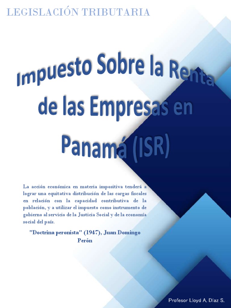 ISR en Panamá: Guía para Empresas | PDF | Impuesto sobre la renta ...